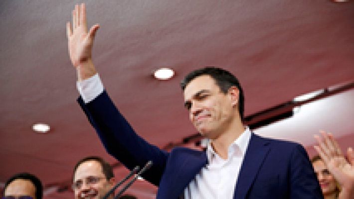 Pedro Sánchez: "Se abre una nueva etapa política en España"