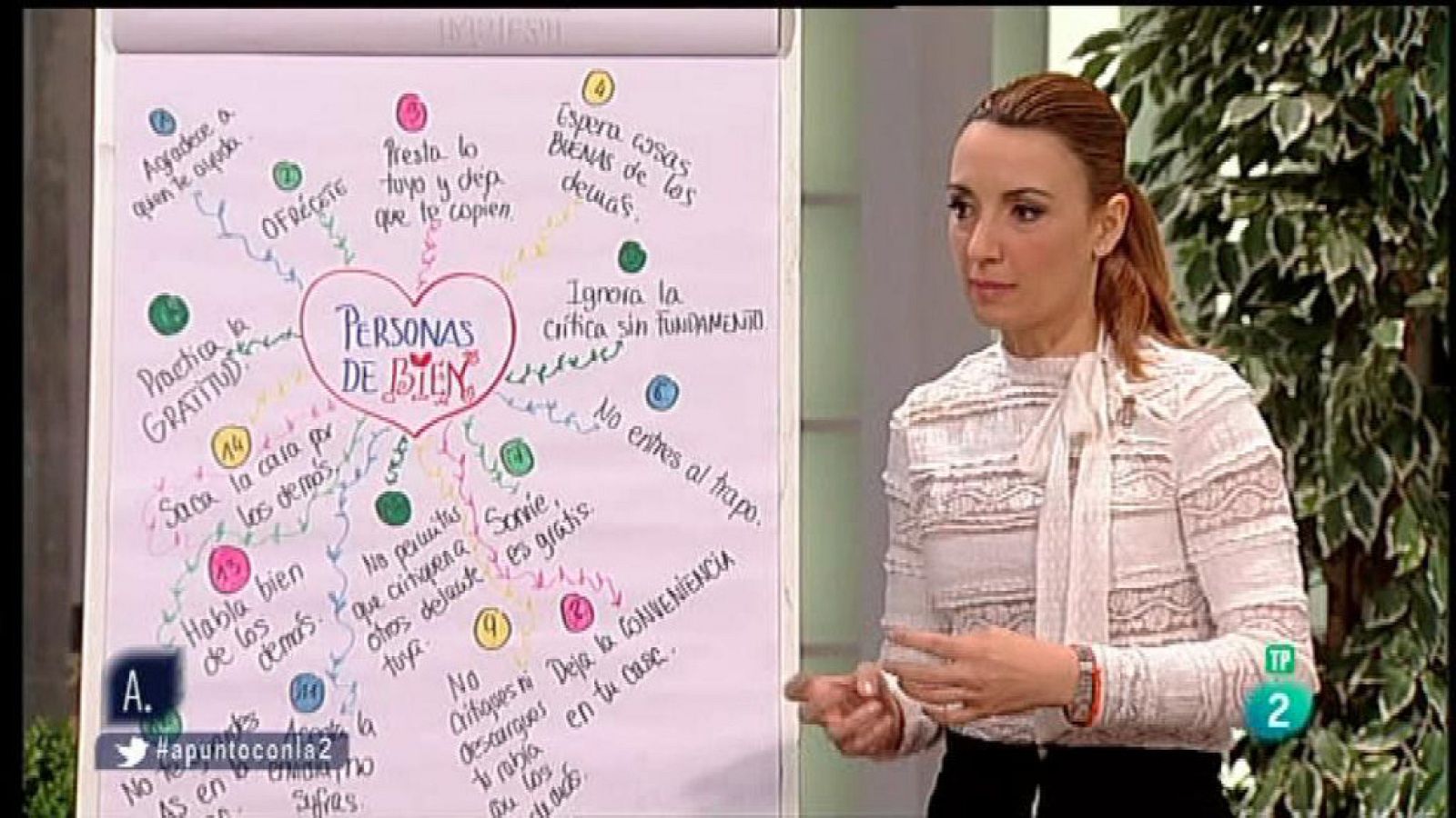 A punto con La 2 - A punto para vivir con Patricia Ramírez: ser buena persona