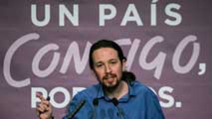 Telediario 1 - Podemos votará 'no' al PP y condiciona su apoyo al PSOE a un referéndum en Cataluña
