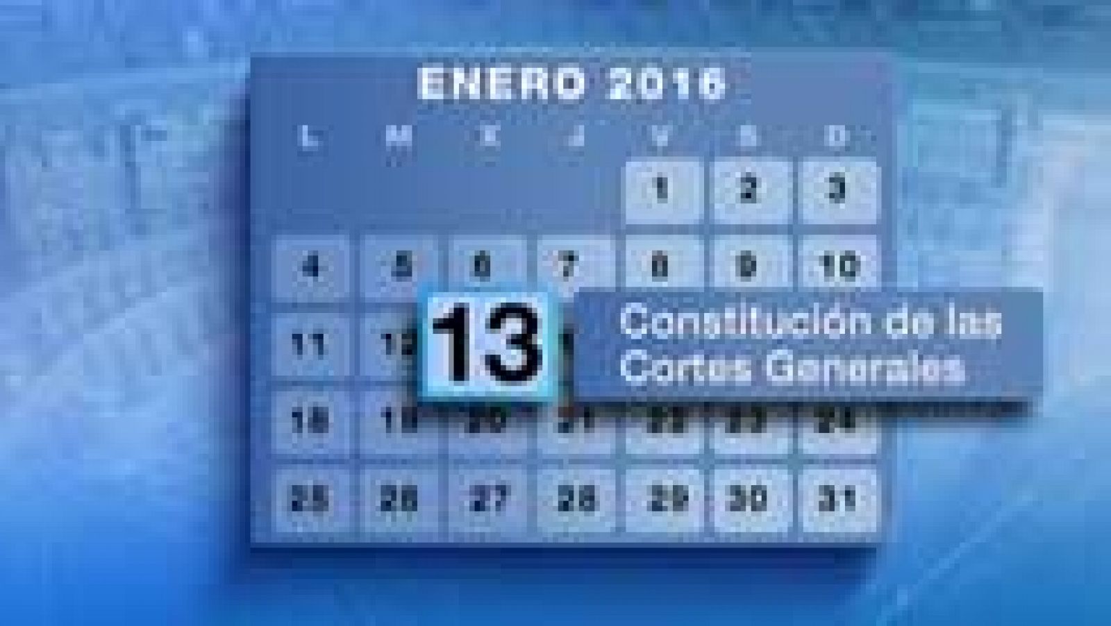 El Parlamento se constituirá el próximo 13 de enero