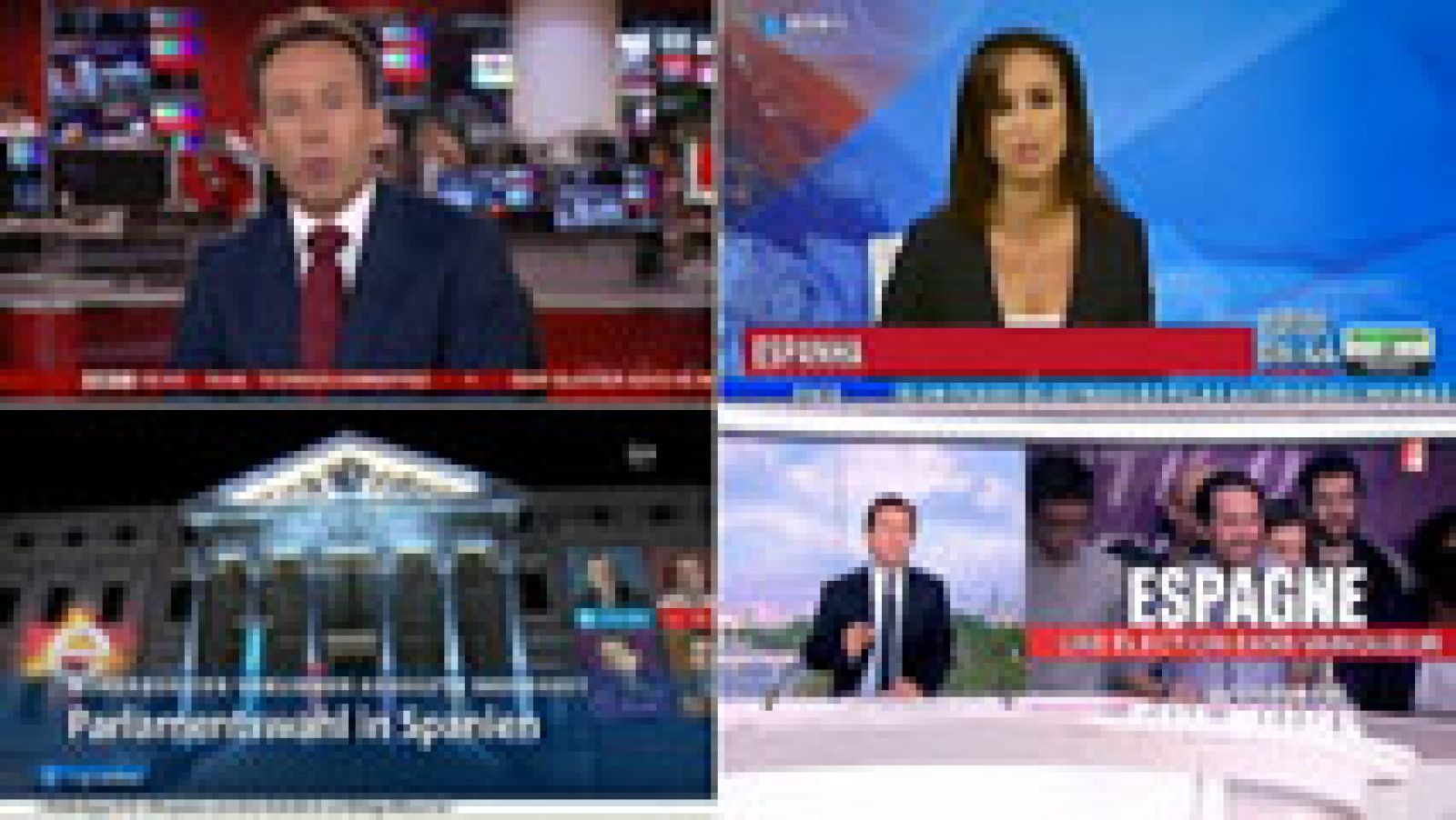 Telediario 1: Los posibles pactos copan las portadas de los medios internacionales tras las elecciones generales  | RTVE Play