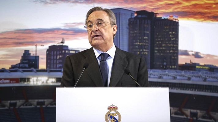Telediario 1 - Florentino Pérez: "Tenemos obligación de ser ejemplares y transparentes"