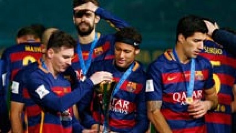 El Barça ya está en casa con el trofeo de campeón del Mundo de clubes | Ver
