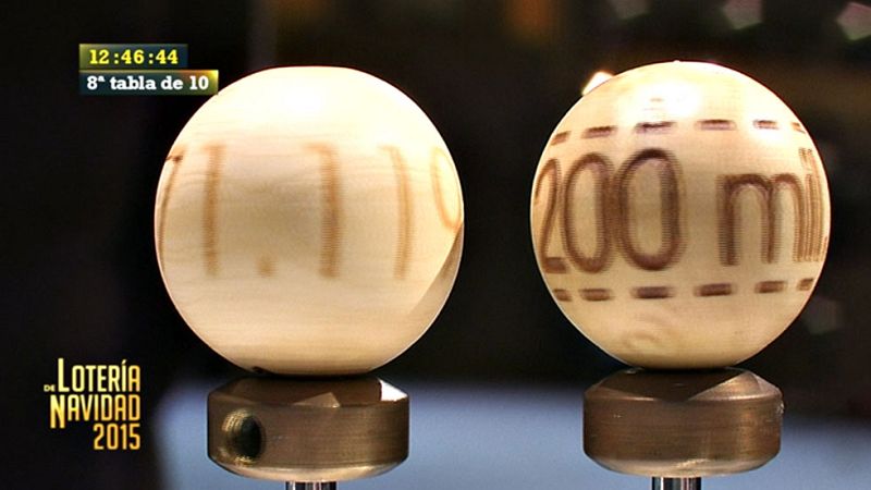 Vídeo del segundo cuarto premio de la Lotería de Navidad 2015: 71.119