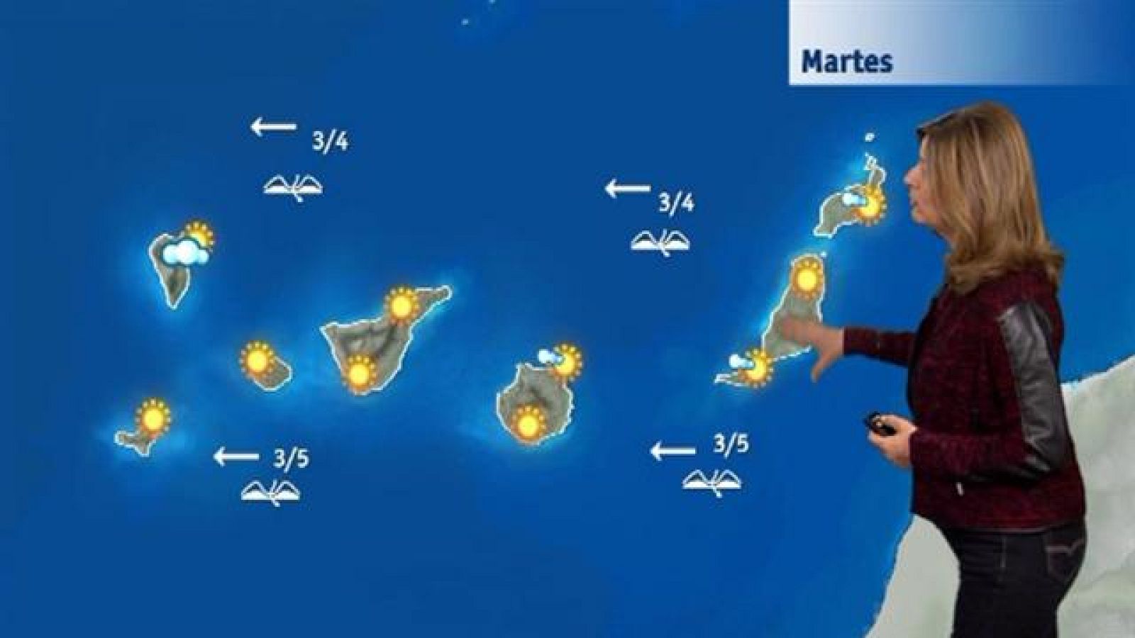 El tiempo en Canarias - 22/12/2015