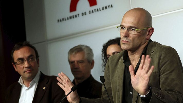 Telediario 1 - Junts pel sí presenta a la CUP una propuesta de acuerdo en la que Mas sigue siendo la figura principal