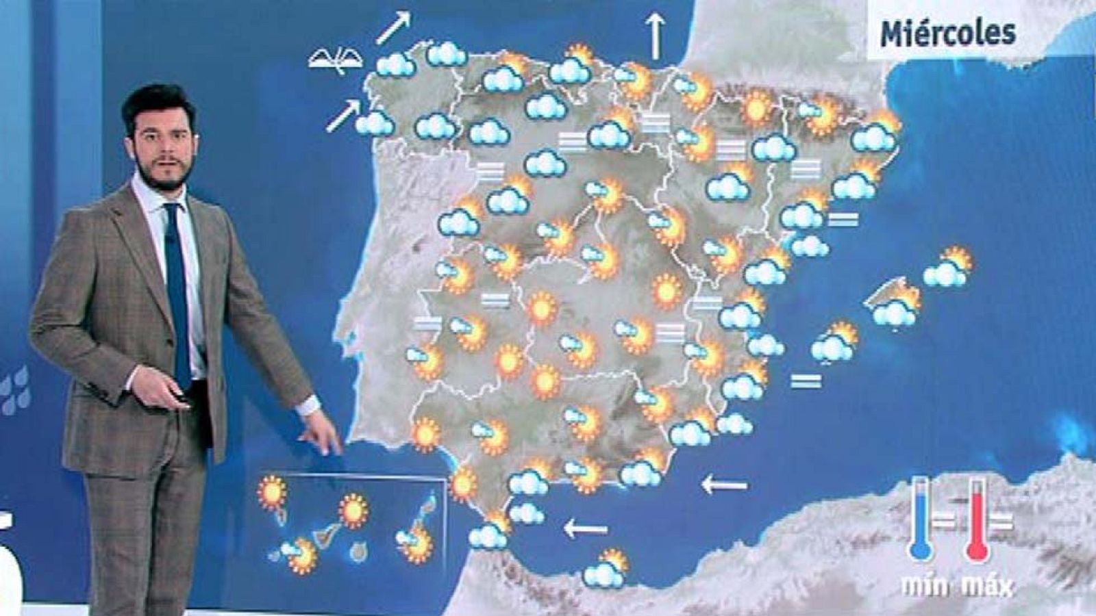 Nieblas densas en los valles del Ebro, Duero y Tajo