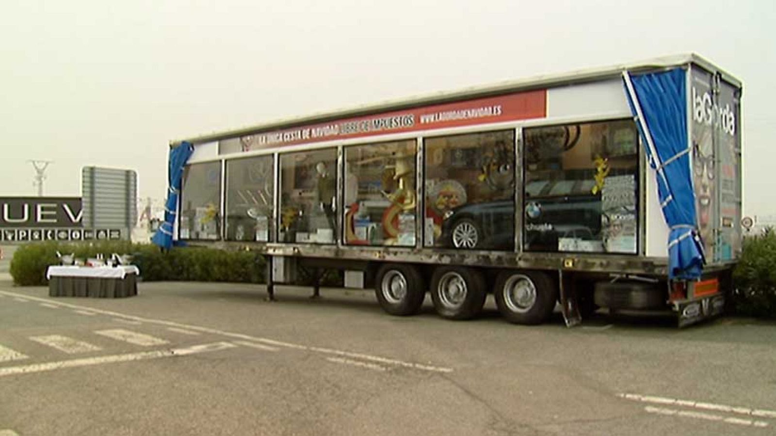 Entregan la macrocesta de la Gorda de Navidad