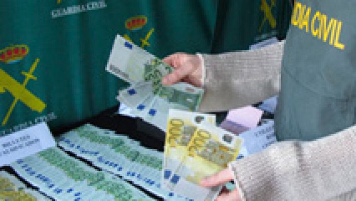 La Guardia Civil se incautó el año pasado de casi un millón de euros en billetes falsos