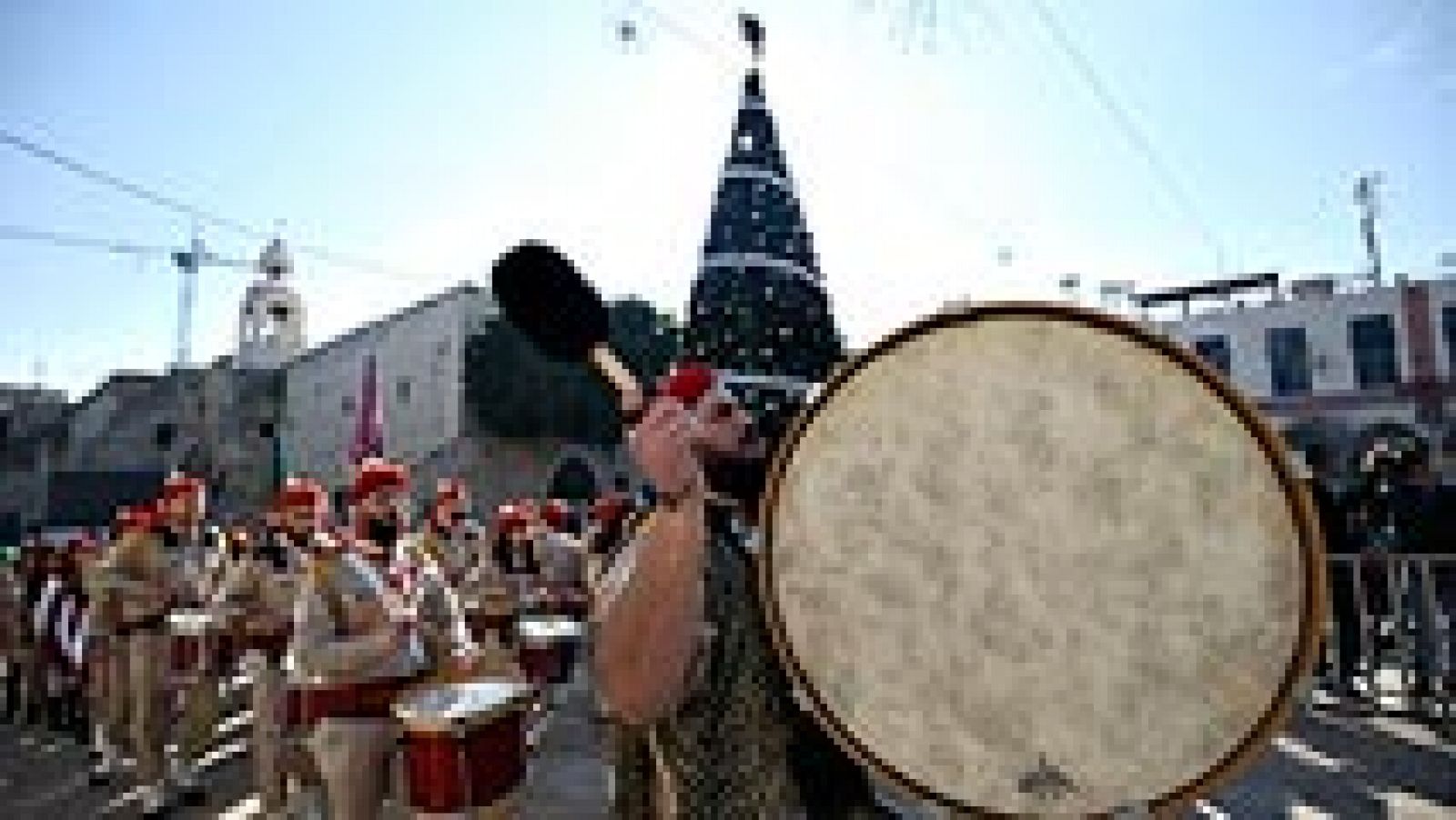 Telediario 1: Nochebuena bajo un clima de violencia en Belén | RTVE Play