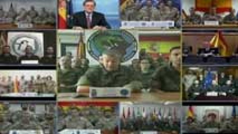 Rajoy agradece a los soldados que sean 'los mejores embajadores de España'