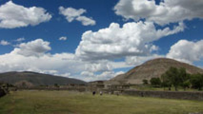Telediario 1 - Teotihuacan desde el aire