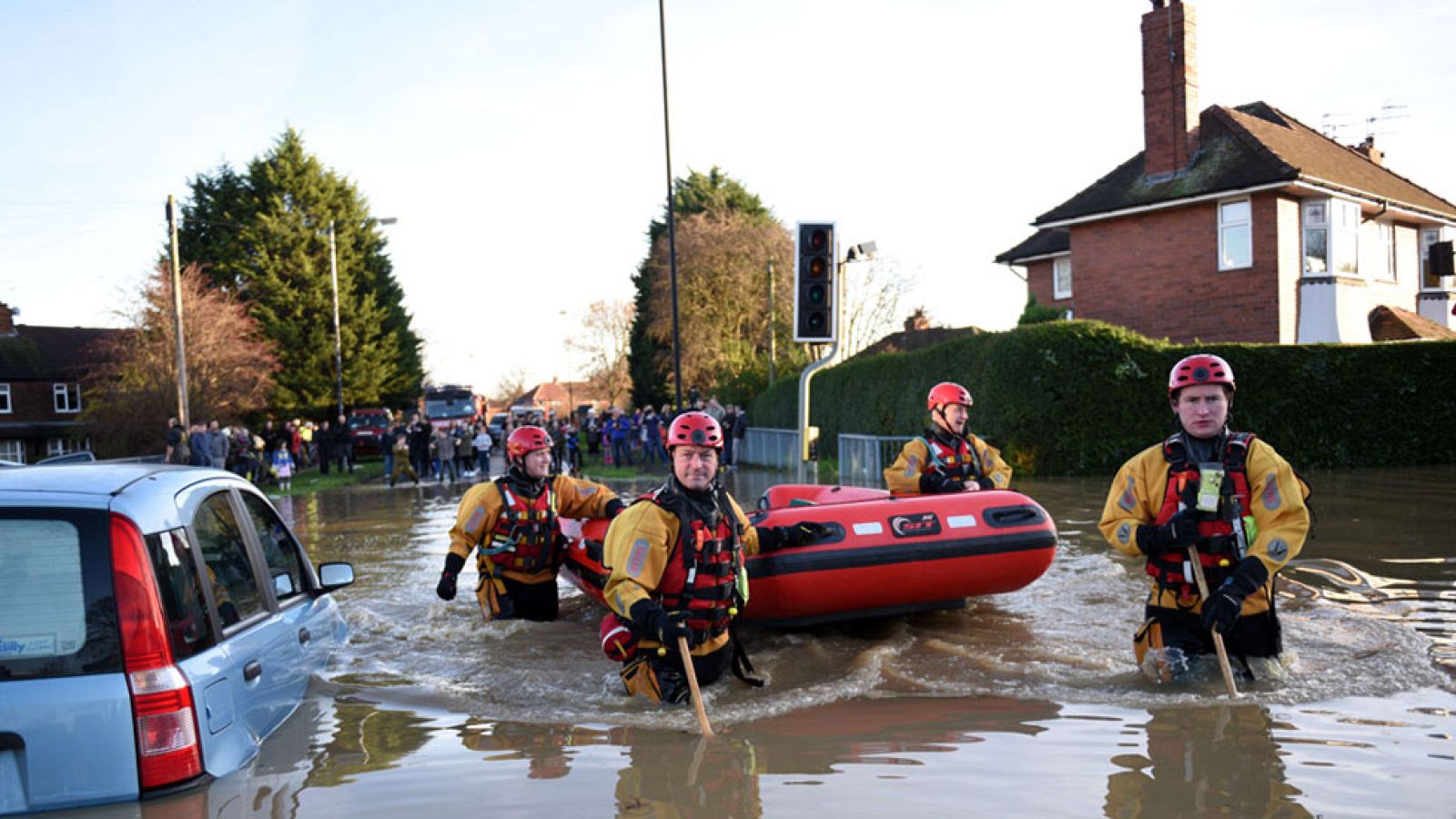 Inundaciones al norte de Inglaterra