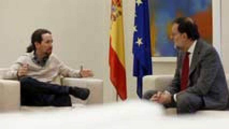 Iglesias reitera su 'no' a Rajoy y no renuncia al referéndum en Cataluña