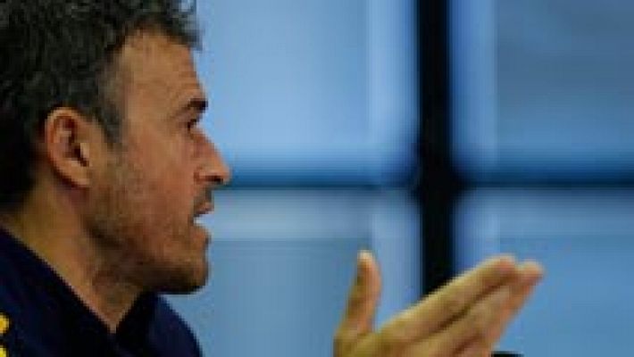Luis Enrique se siente "optimista" con el estado físico y anímico del Barça