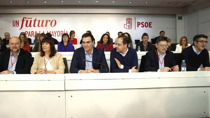 Telediario 1 - Debate interno por el próximo congreso federal del PSOE