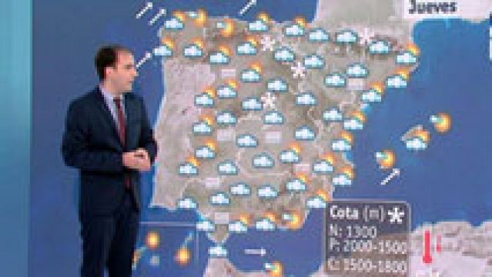 El tiempo - Bajan las temperaturas en el norte peninsular y en el resto sin cambios