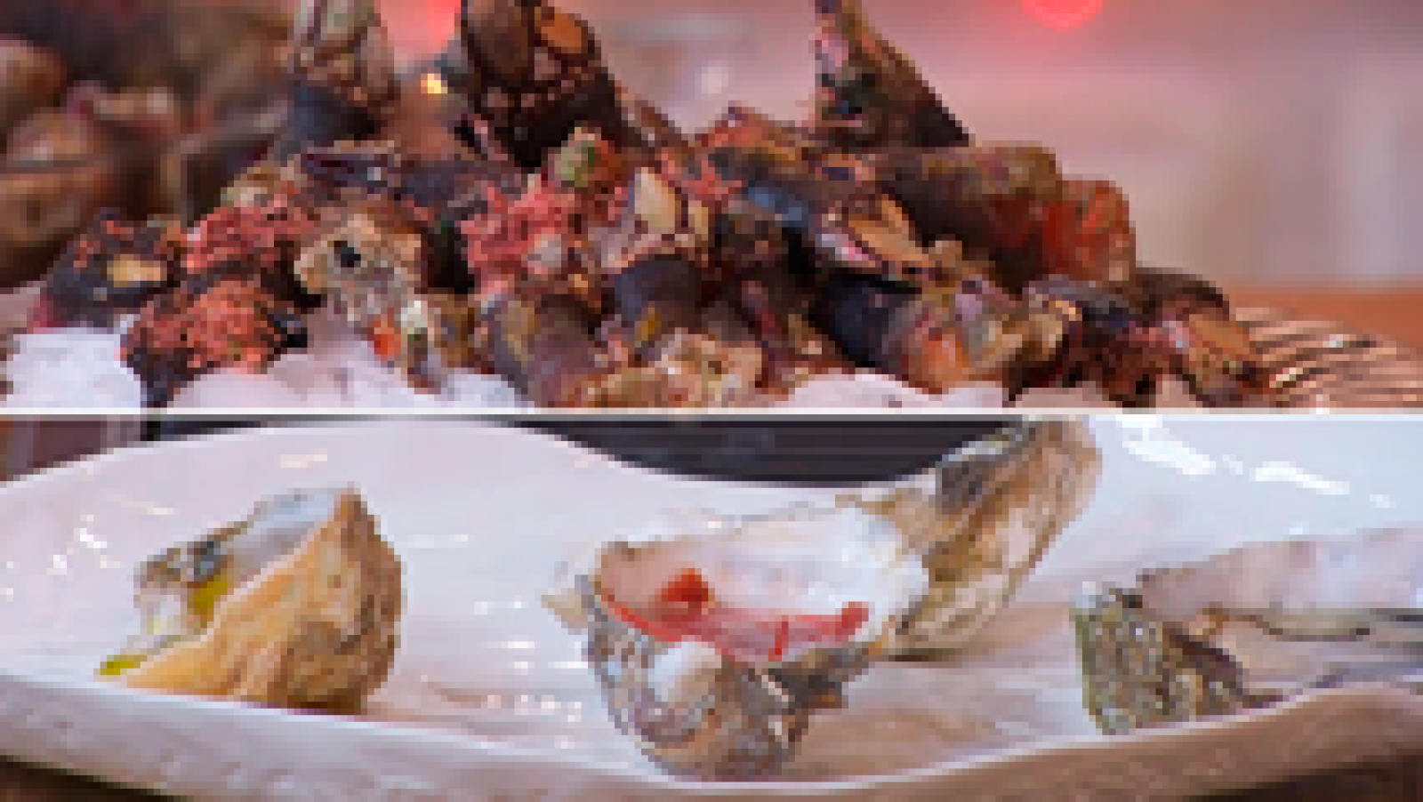 Receta de percebes y ostras