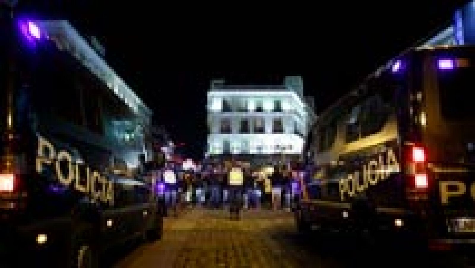 La Puerta del Sol se blindó para recibir el Año Nuevo