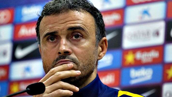 Luis Enrique: "Vamos a recibir presión y eso siempre complica el juego"