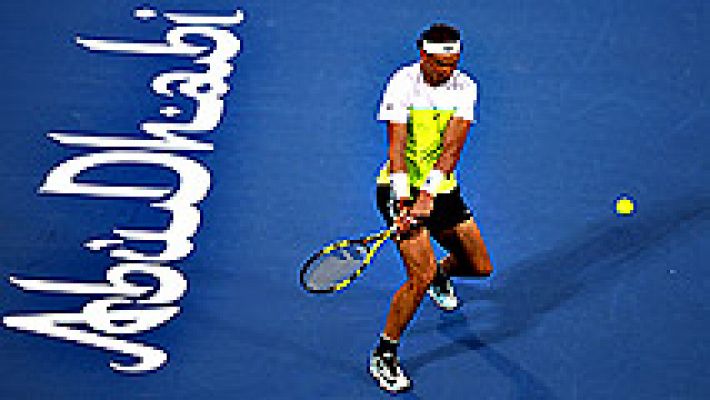 Rafa Nadal, a la final de Abu Dabi tras derrotar a David Ferrer