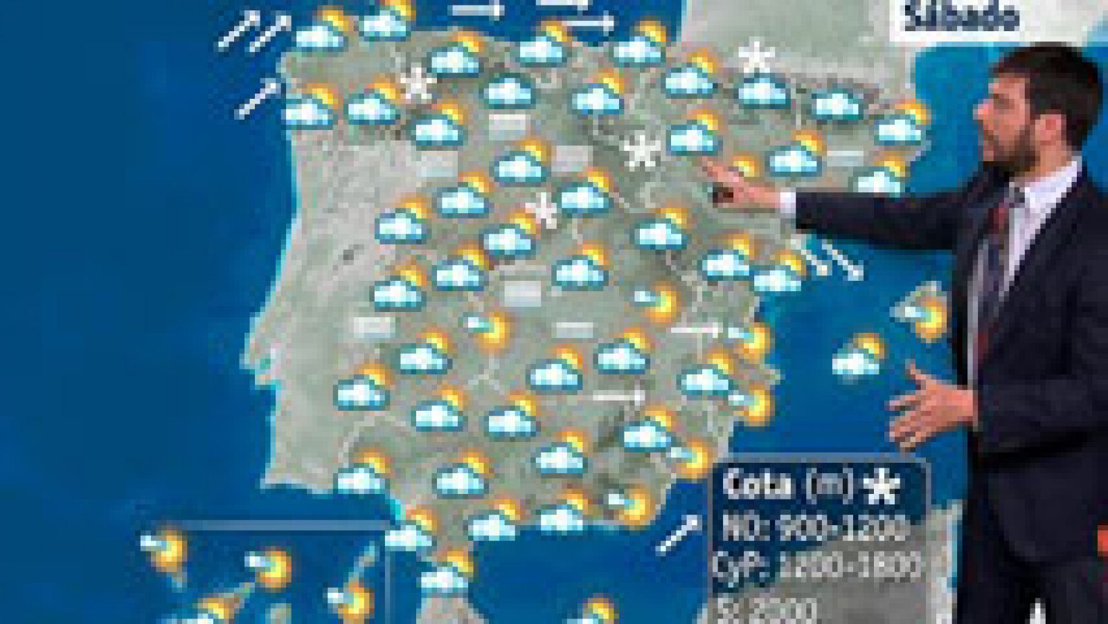 El tiempo: Viento fuerte en el litoral cantábrico y Galicia | RTVE Play
