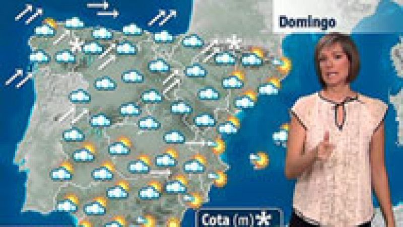 Lluvias en el noroeste de la península con rachas de viento fuerte también en zonas de montaña