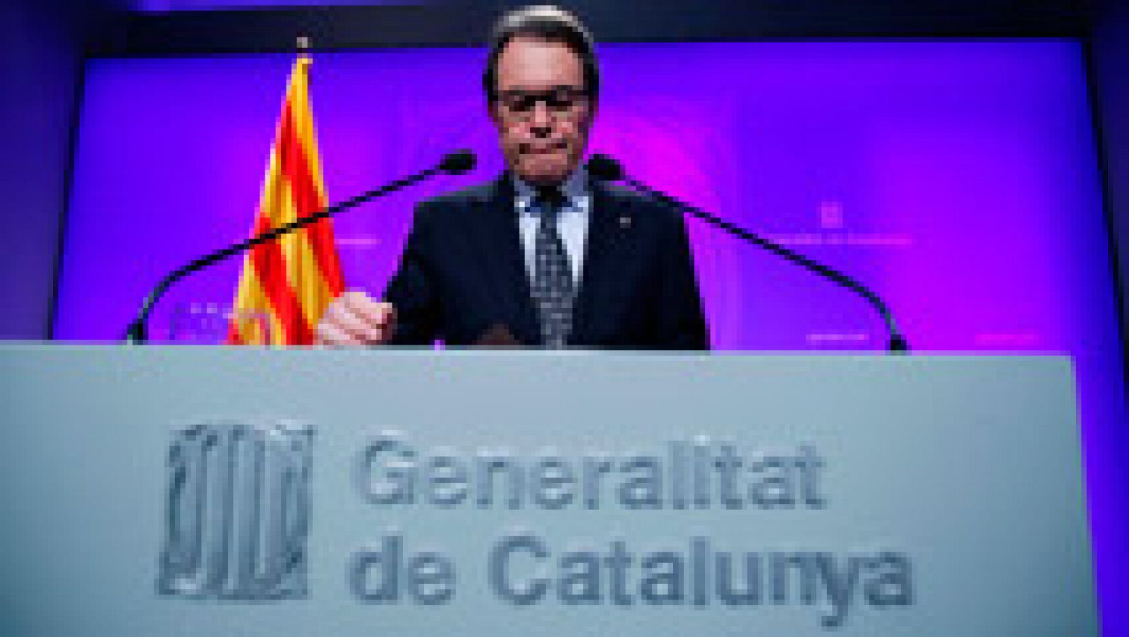 Telediario 1: Artur Mas dice que firmará el lunes el decreto de convocatoria si no hay acuerdo | RTVE Play