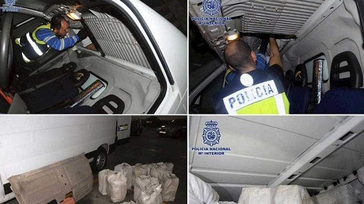 Telediario 1 - Cae en España una de las redes de narcotráfico más importantes de Europa con 3.000 kg de cocaína