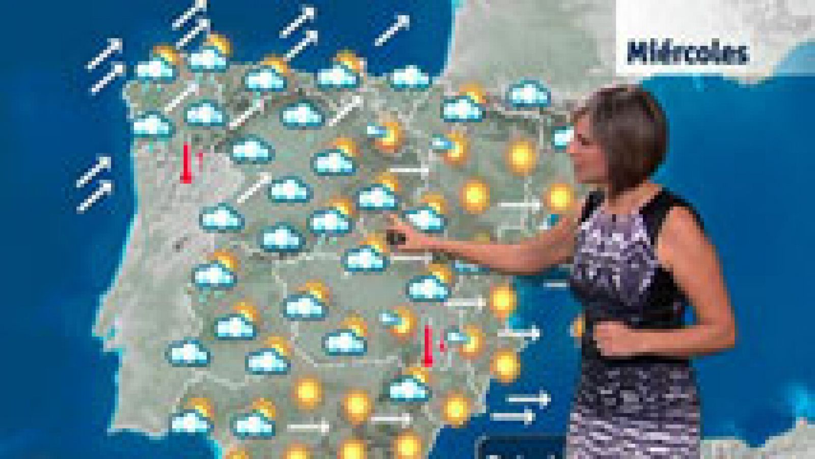 El tiempo: Viento fuerte en Galicia, Cantábrico y área mediterránea | RTVE Play