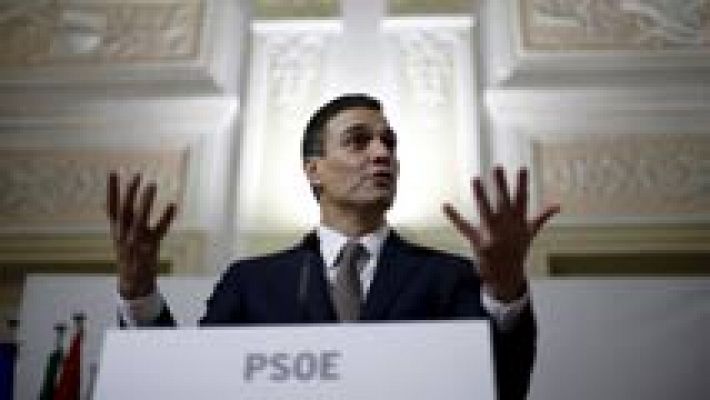 Telediario 1 - Sánchez intentará una "gran coalición de izquierdas" si Rajoy fracasa