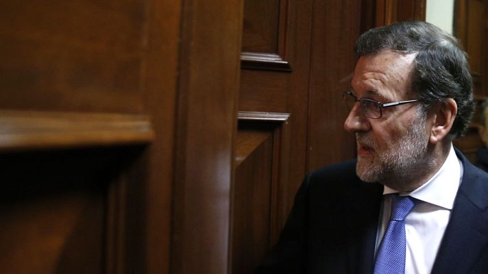 Telediario 1 - Rajoy dice que ve a Sánchez 'capaz' de hacer una coalición de ocho o nueve partidos