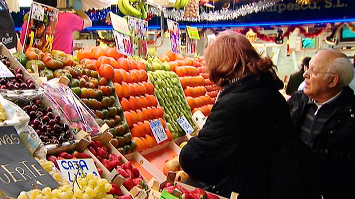 Telediario 1 - Las familias recortarán de media un 12% sus gastos en enero