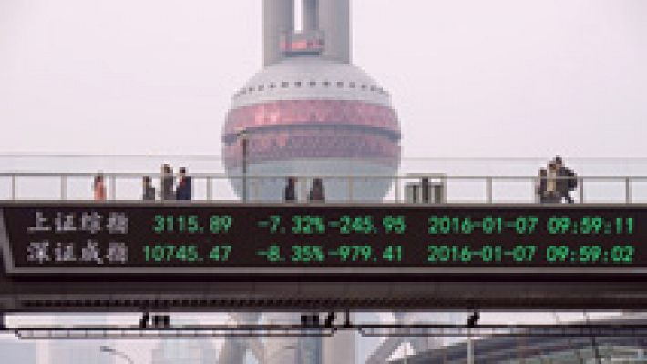 El crecimiento económico de China se ralentiza