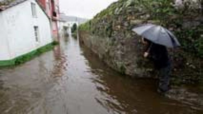 Preocupación en Galicia por los desbordamientos y las inundaciones mientras el tiempo sigue empeorando 