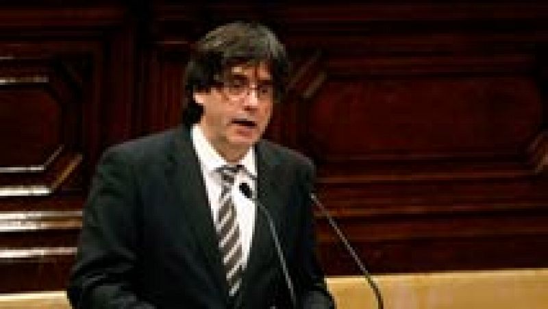 Discurso íntegro de Carles Puigdemont durante el pleno de investidura en el Parlament