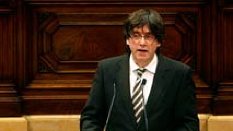 Carles Puigdemont se compromete a aplicar la declaración independentista