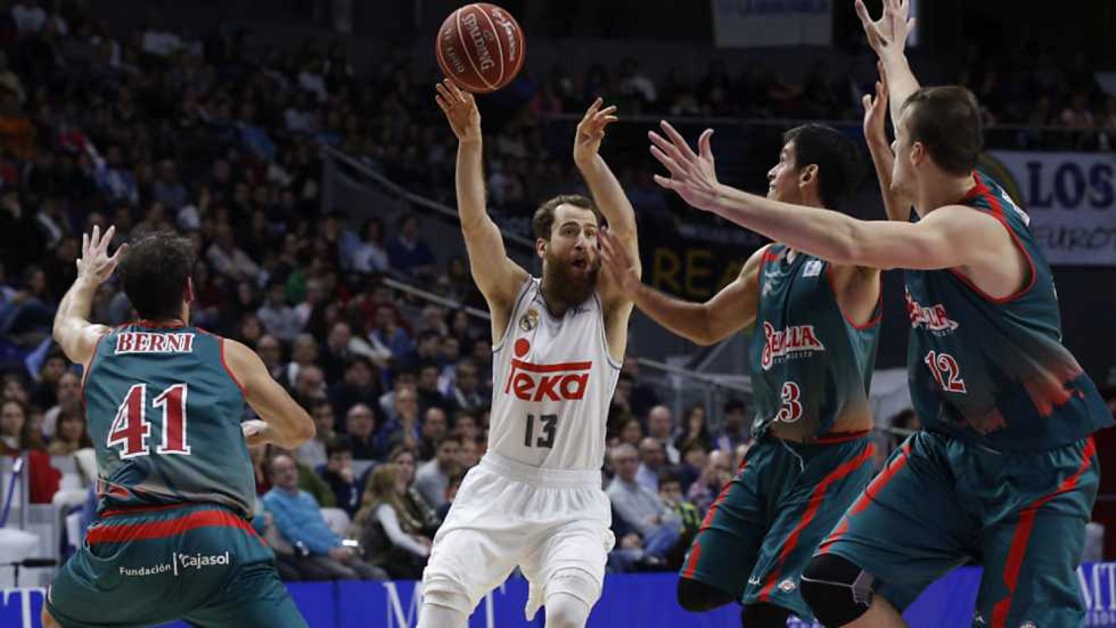 Baloncesto - Liga ACB.  15ª jornada: Real Madrid-Baloncesto Sevilla - Ver ahora