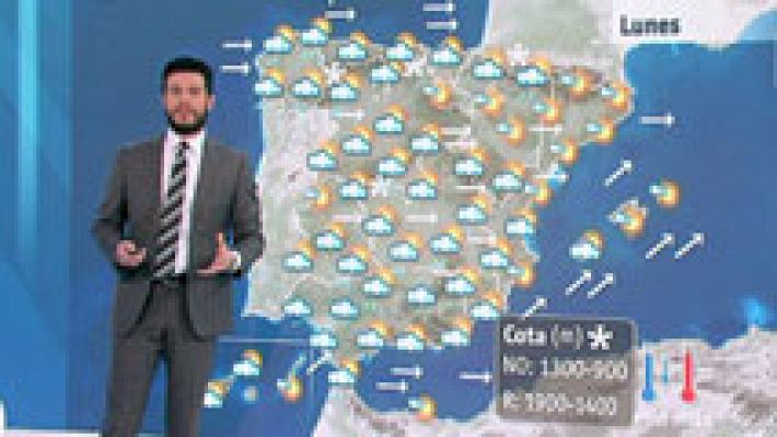 Tiempo adverso en toda España con fuertes vientos y precipitaciones