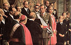 Juan Carlos I jura como Rey