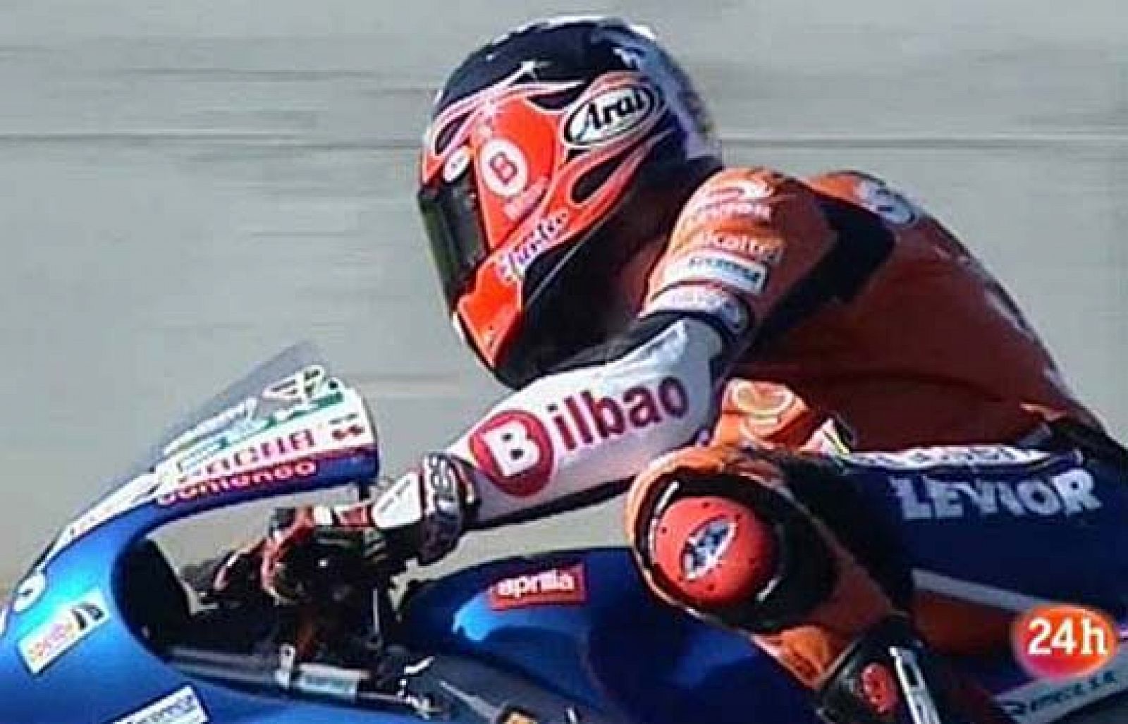Samuel Sánchez, medalla de oro en Pekín, ha cumplido su sueño de montar en una moto de competición en un circuito profesional.