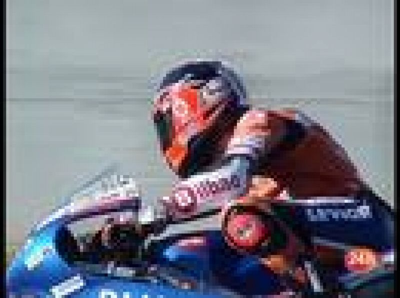 Samuel Sánchez, medalla de oro en Pekín, ha cumplido su sueño de montar en una moto de competición en un circuito profesional.