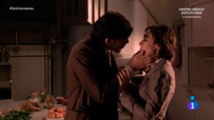 Celia rechaza los besos de Víctor Dumas