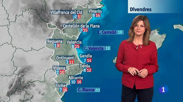 L'informatiu - Comunitat Valenciana - El tiempo en la Comunidad Valenciana - 14/01/16