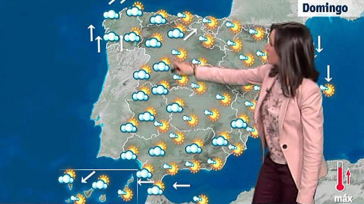 El tiempo - Temporal de fuerte viento y grandes olas en el nordeste