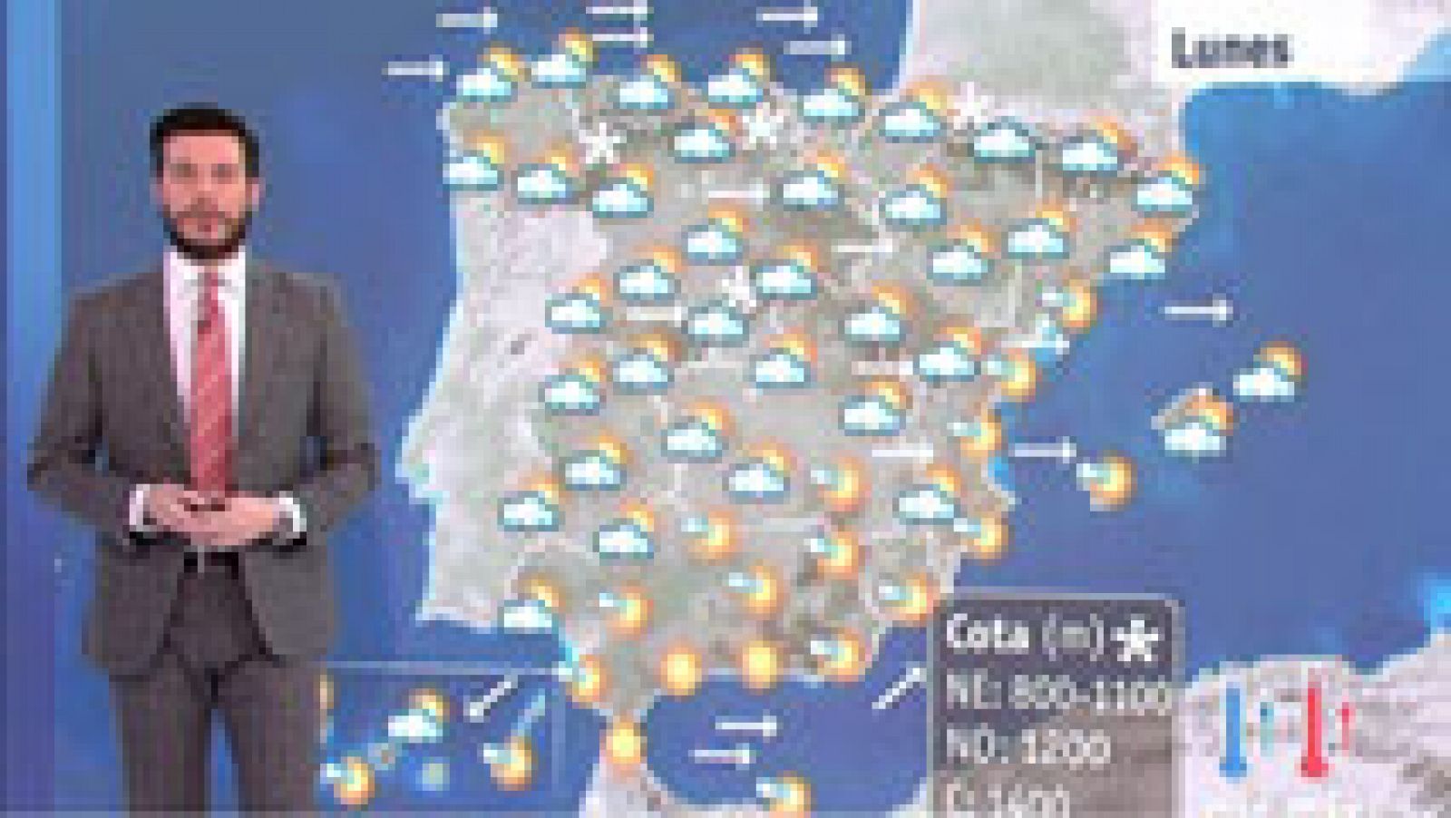 El tiempo: Jornada de fuertes rachas de viento en el norte peninsular | RTVE Play