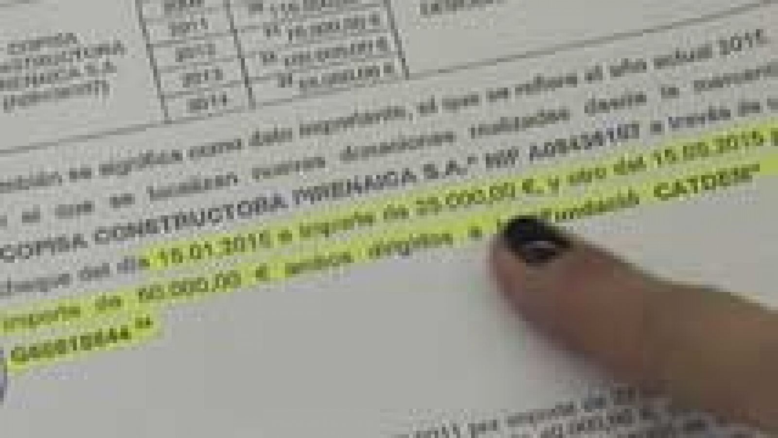 Telediario 1: Varias constructoras siguieron pagando supuestas comisiones del 3% a CDC hasta mayo | RTVE Play