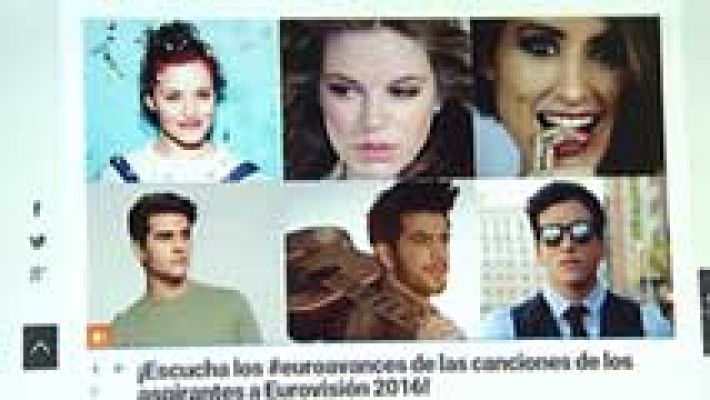 Avance de las seis canciones que optan a representar a España en el próximo festival de Eurovisión