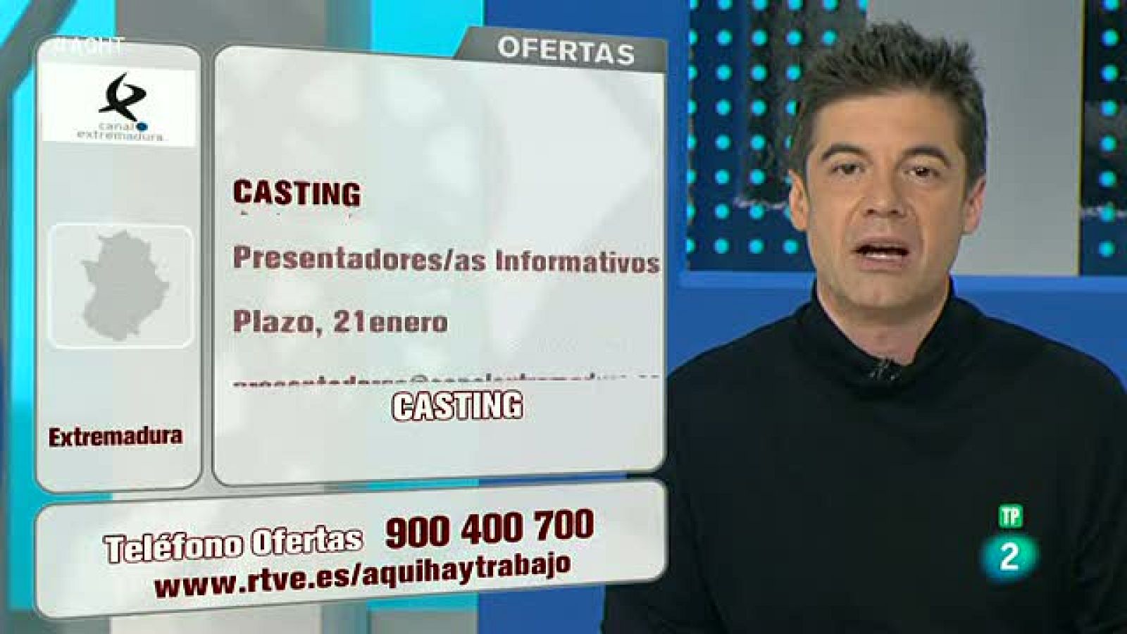 Casting para presentadores de televisión - Aquí hay trabajo | Ver