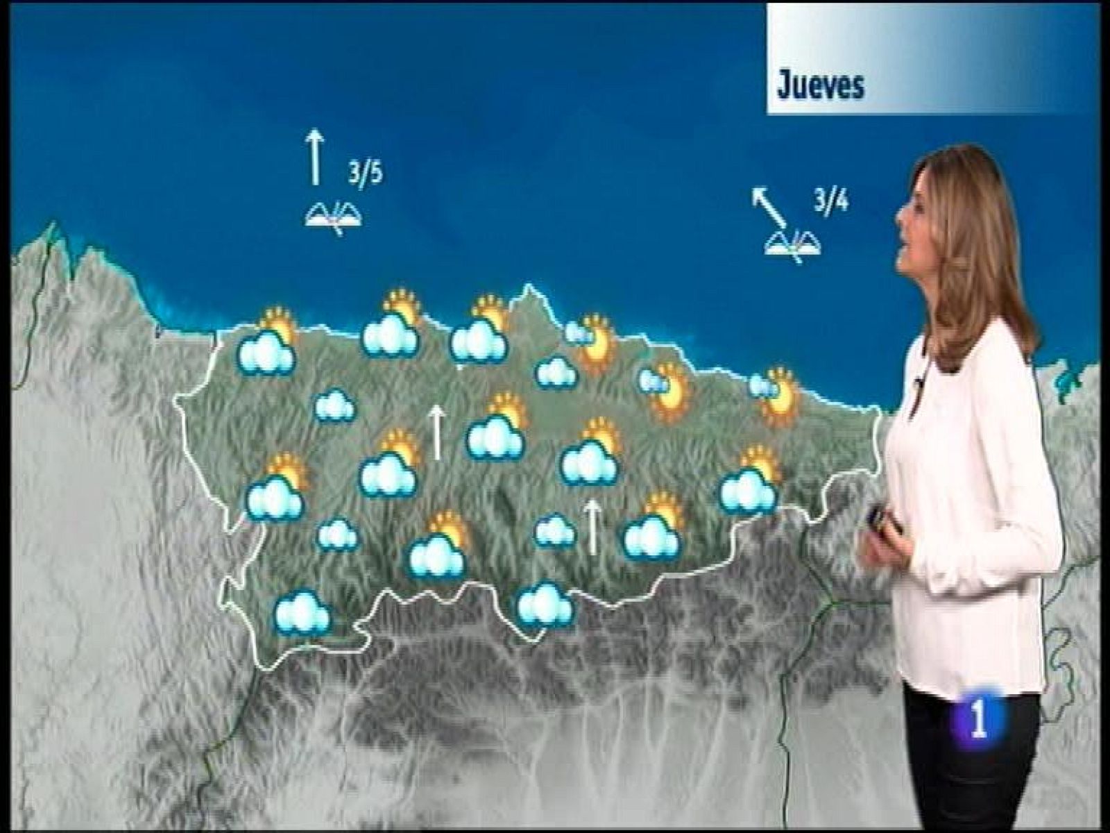  La Agencia Estatal de Meteorología (Aemet) prevé para mañana, jueves, en Asturias nuboso con apertura de claros durante el día, que serán más abundantes en el norte. Las temperaturas máximas en ascenso y las mínimas con pocos cambios en el interior y en ligero ascenso en el litoral. El viento de componente sur, en general flojo